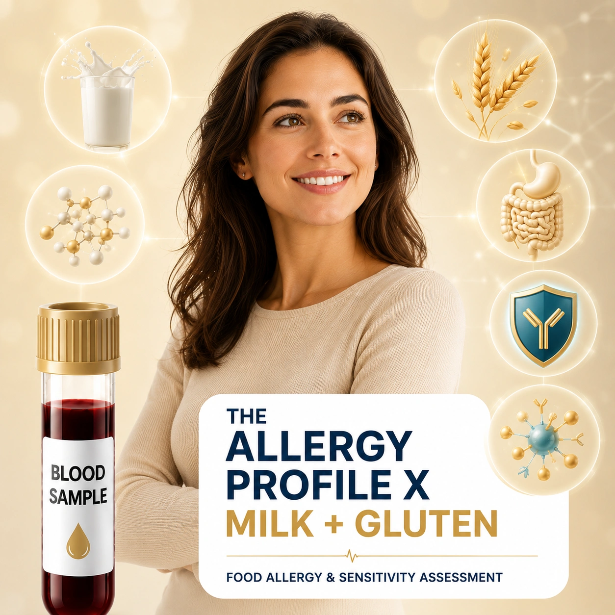 Allergy Profile X - Milk plus Gluten Blood Test in London