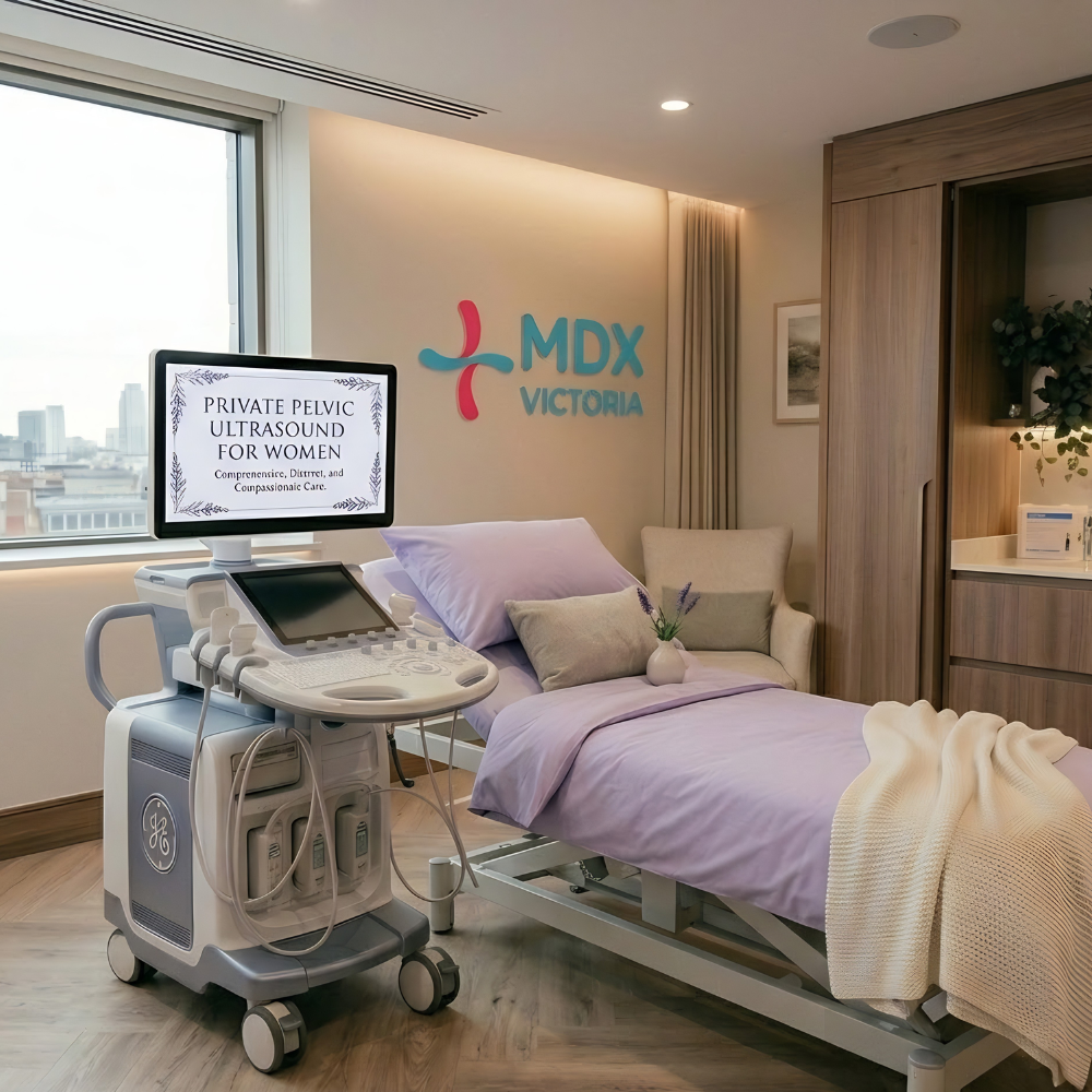 Advanced Private Pelvic Ultrasound Scan Evaluation in London Victoria Center