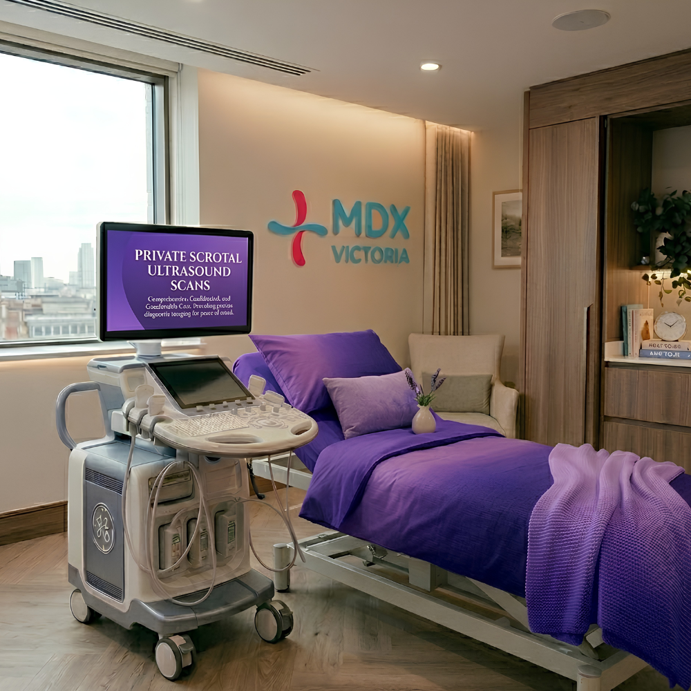 Advanced High-Resolution Diagnostic Scrotal Ultrasound Suite at London Victoria