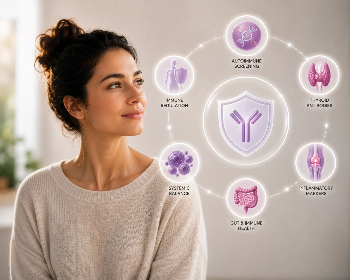 Friendly healthcare professional looking at test results at Medical Diagnosis Victoria