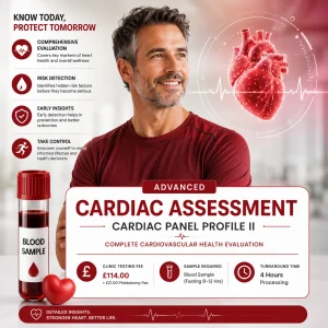 Cardiac Panel Profile II - Advanced Heart Blood Test in London