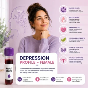 Depression Profile - Female Blood Test London