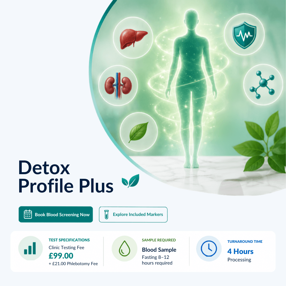 Detox Profile Plus in London at Medical Diagnosis Victoria