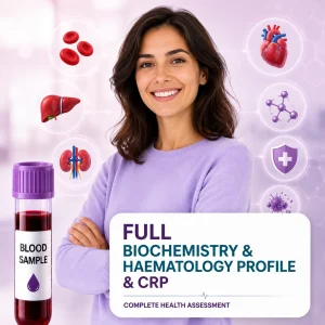 Full Biochemistry & Haematology Profile & CRP Blood Test London