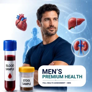 Full Health Assessment – Men profile in london at medical diagnosis victoria