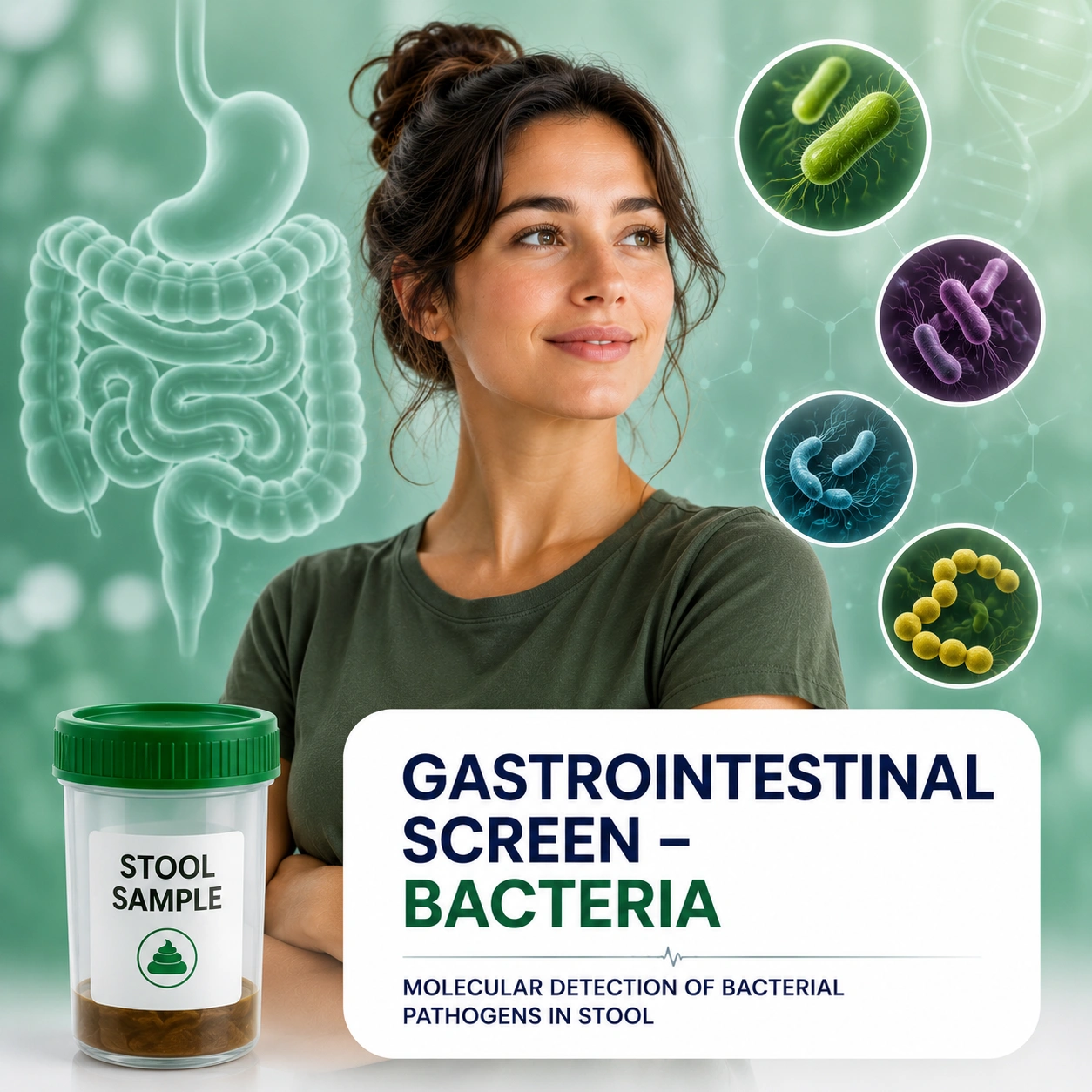 Gastrointestinal Screen - Bacteria Stool PCR Test in London