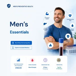 Men’s Essentials profile at medical diagnosis victoria