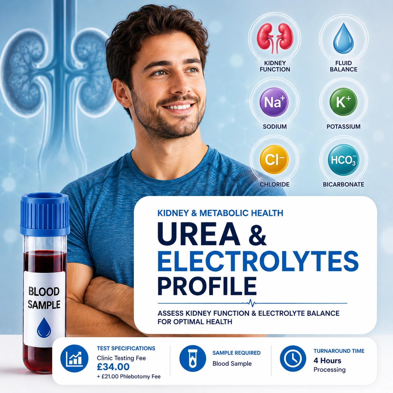 Urea & Electrolytes Profile - Blood Test in London