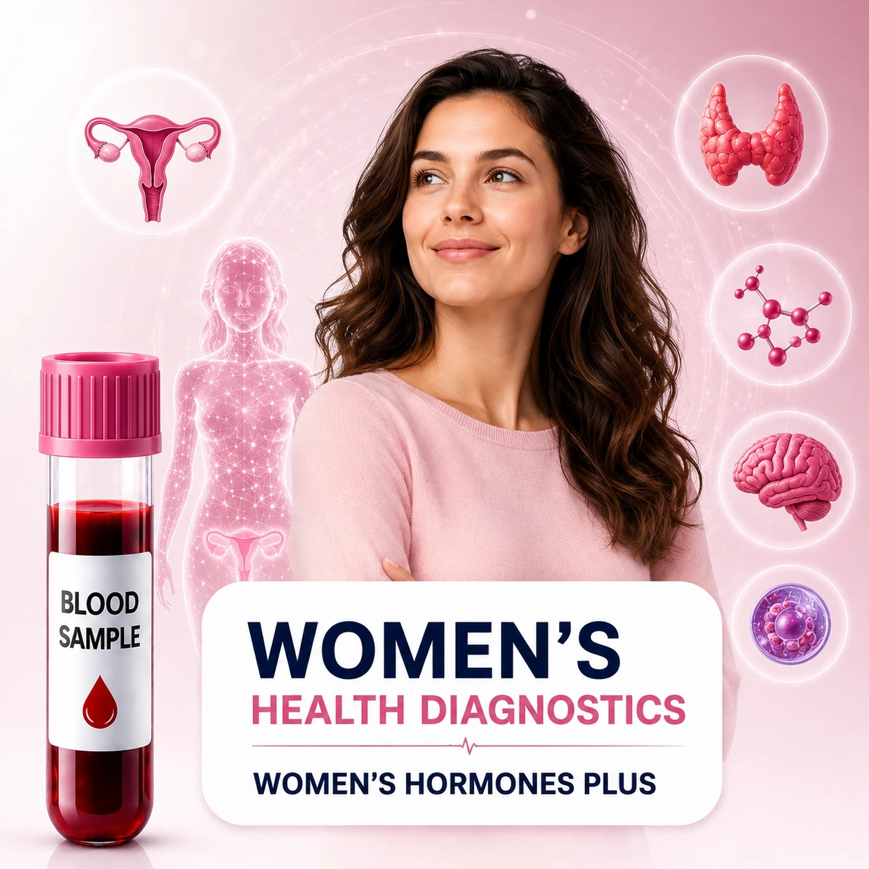 Women’s Hormones Plus Blood Test London