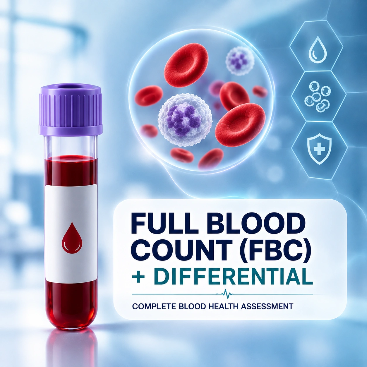 Full Blood Count with Differential Test in London at Medical Diagnosis Victoria MDX Victoria