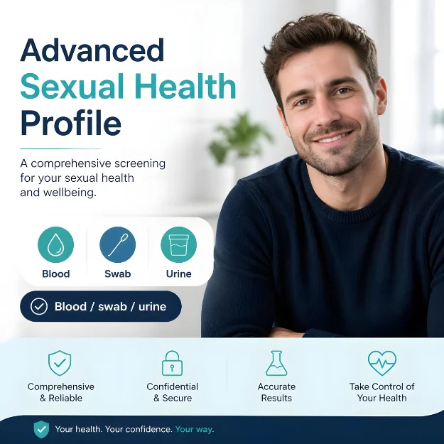 Private Advanced Sexual Health Profile Test London MDX Victoria