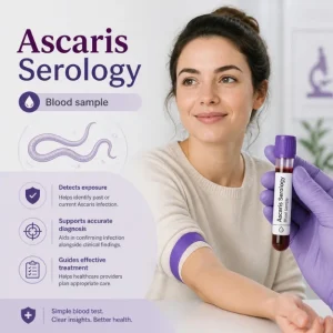 Private Ascaris Serology blood test in London MDX Victoria