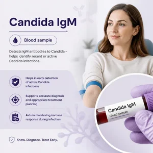 Private Candida IgM blood test in London MDX Victoria
