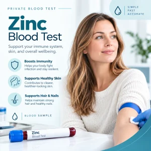 Private Zinc Blood Test in London at MDX Victoria